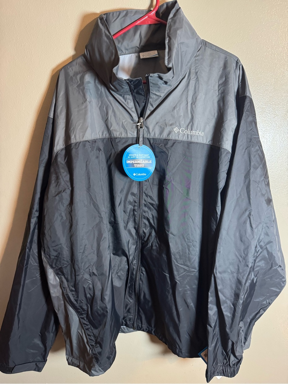 Columbia Men's Two-Tone Gray Windbreaker Jacket